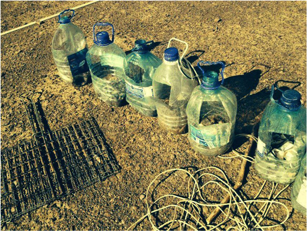 MOOP bottles – we use these to pick up micro MOOP – Duncan Larkin