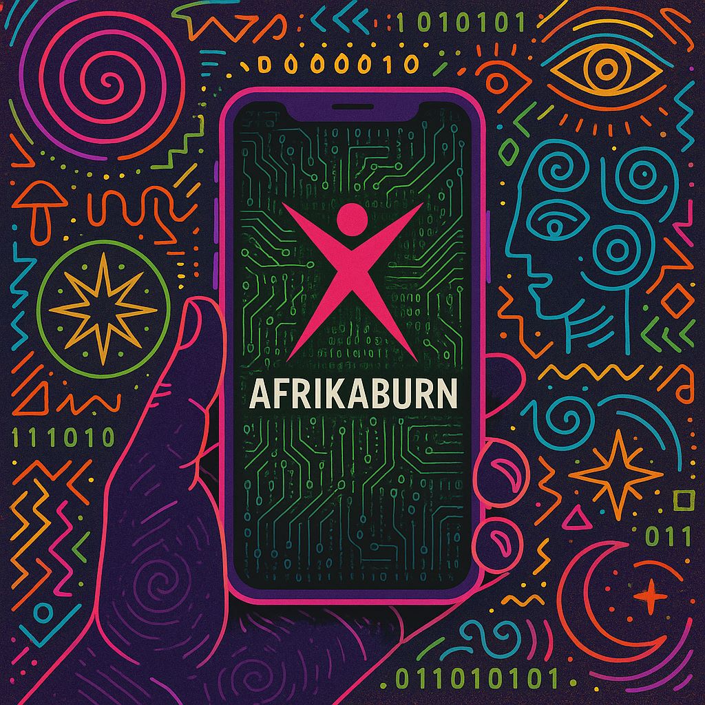 The AfrikaBurn App for Out Of The Blue 2025