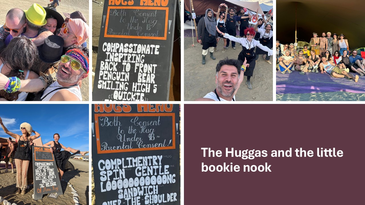 The Huggas and the little bookie nook