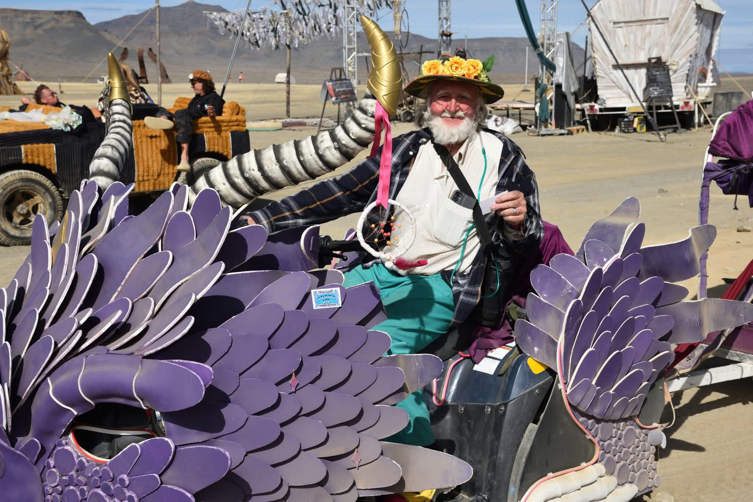 man on mutant vehicle