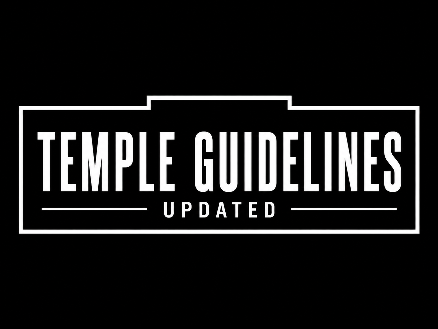 New Temple Application Process
