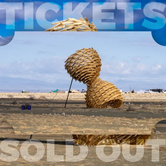That's it for the Ground Up AfrikaBurn Tickets, which are now sold out. There are still a few New Horizon and Blue Sky Tickets left, but once they are gone, you'll need to patiently wait for resales in the new year if you still want to come to AfrikaBurn next year.

Art: Time To by Elparo
Photo: Richard Ahlstrom